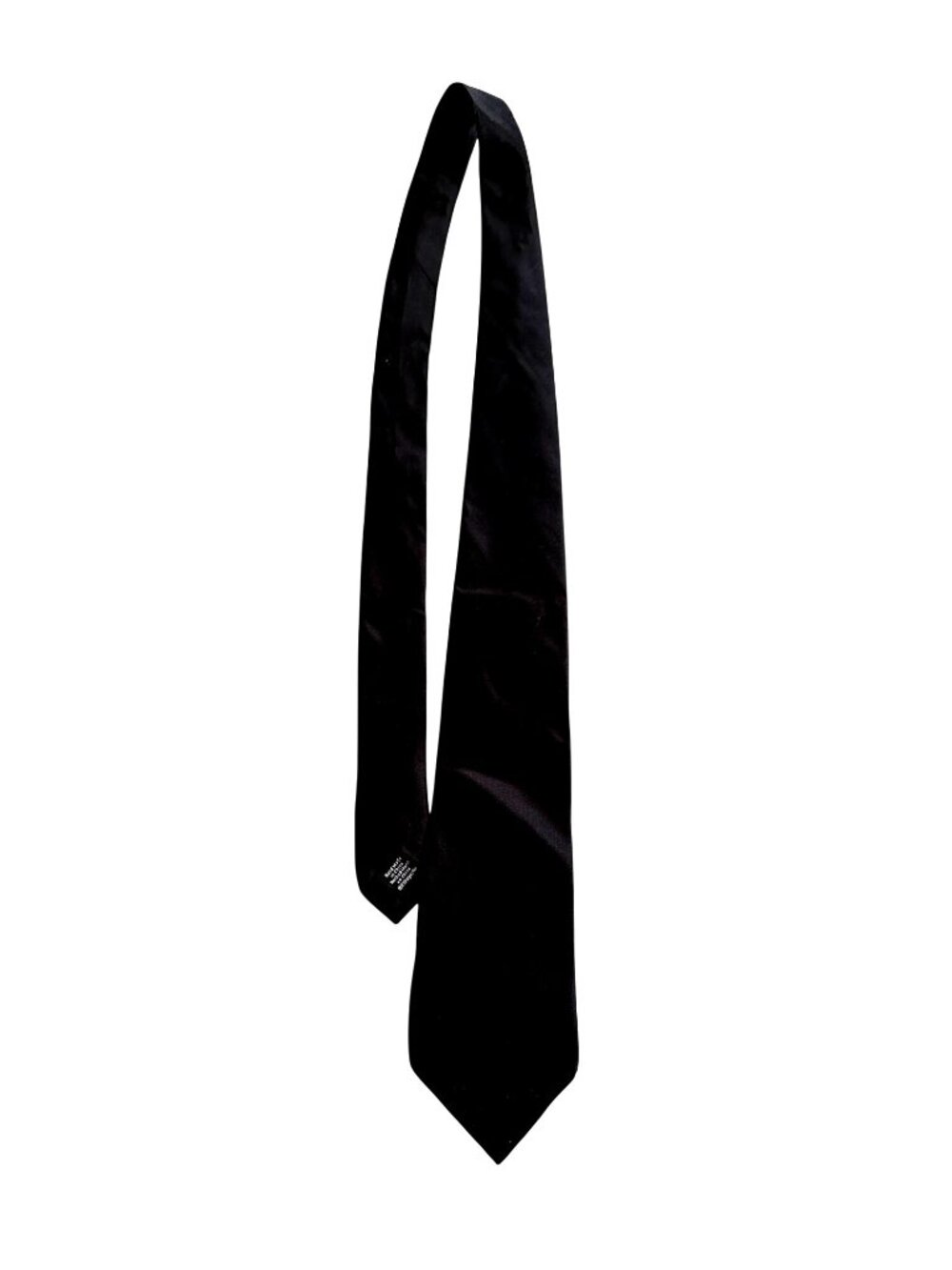 Dockers Mens Black Stain-Resistant Tie Handmade In China 100% Polyester